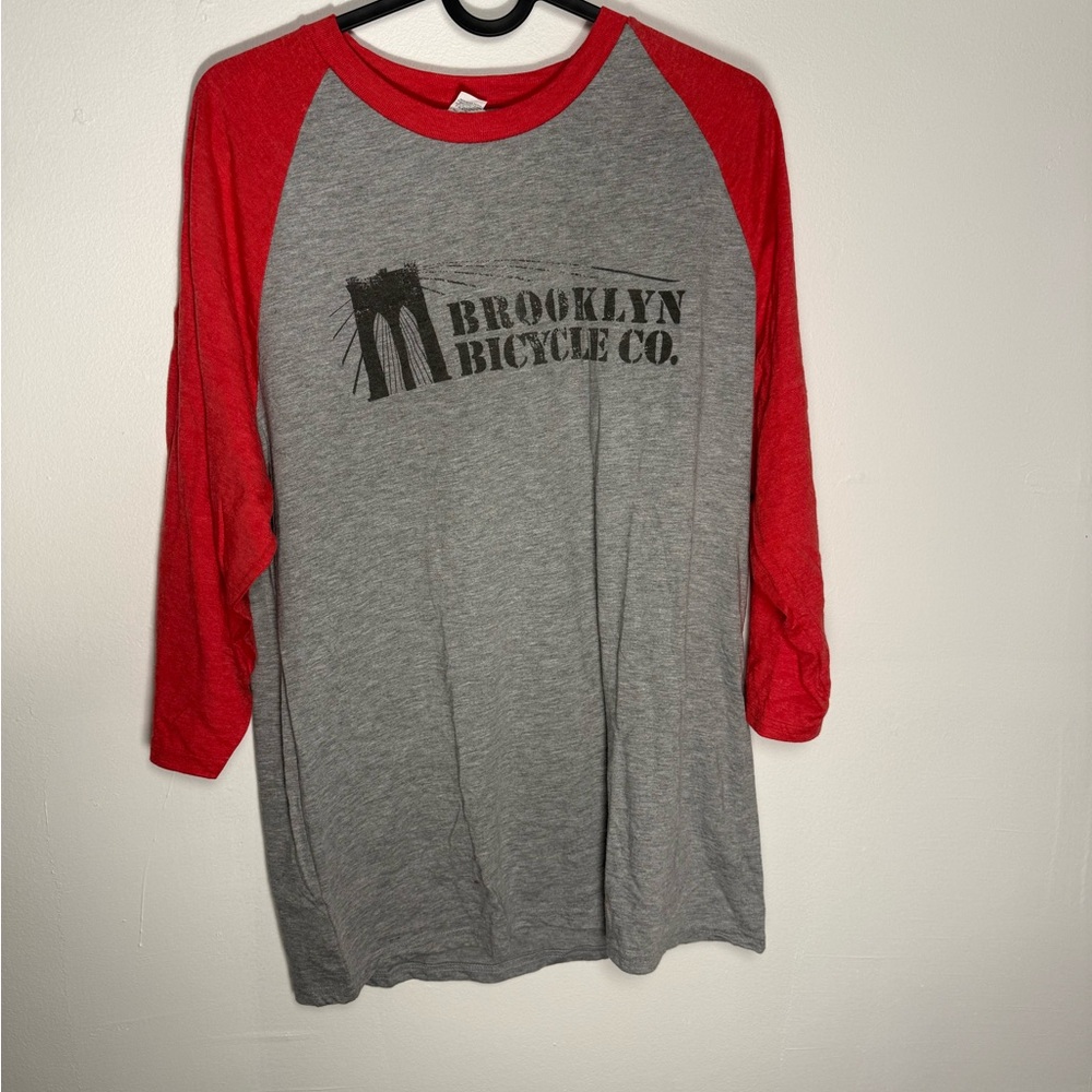 Brooklyn Bicycle Raglan Baseball Shirt